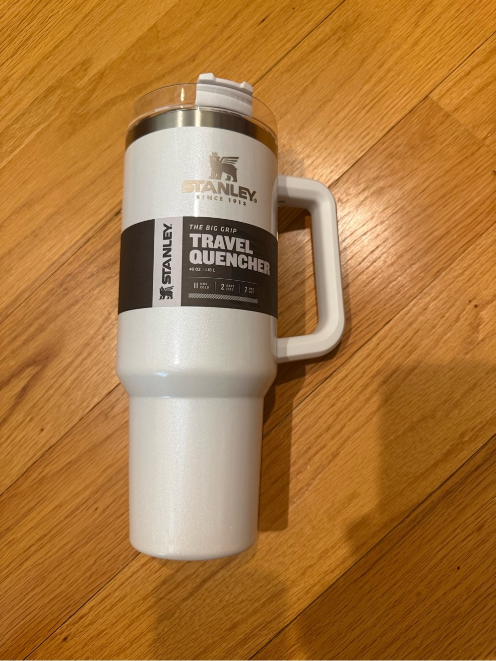 Stanley OG Frost Pearlescent Travel Quencher 40oz Insulated Mug with Handle NWT